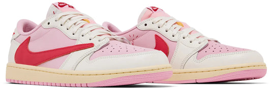 Jordan 1 Retro Low OG SP Travis Scott Sail Tropical Pink