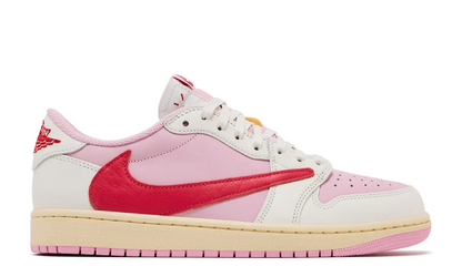 Jordan 1 Retro Low OG SP Travis Scott Sail Tropical Pink