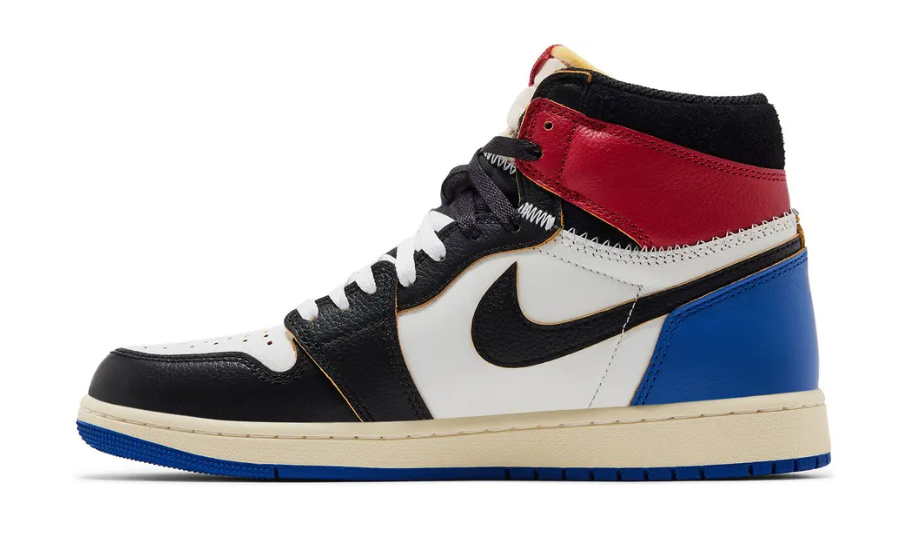 Jordan 1 Retro High OG SP Fragment x Union LA Varsity Red Sport Royal