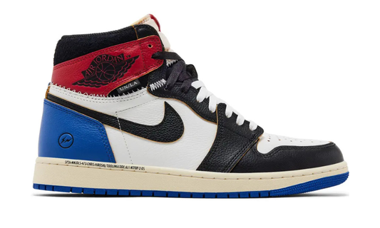 Jordan 1 Retro High OG SP Fragment x Union LA Varsity Red Sport Royal